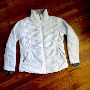 Columbia Titanium white down ski jacket sz L